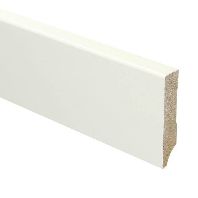 Moderne Plint MDF 70x15 RAL 9010 Zuiver Wit