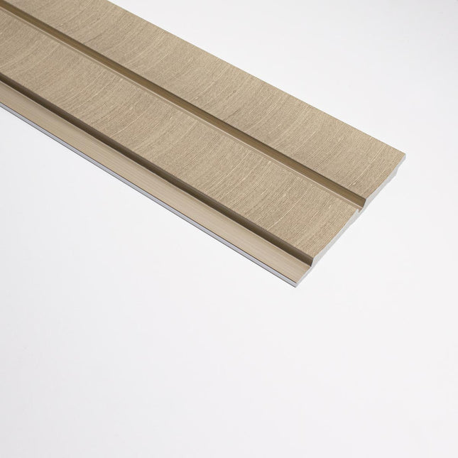 3D Kunststof Wandpanelen Beige Lumière Collection 270 x 12 cm