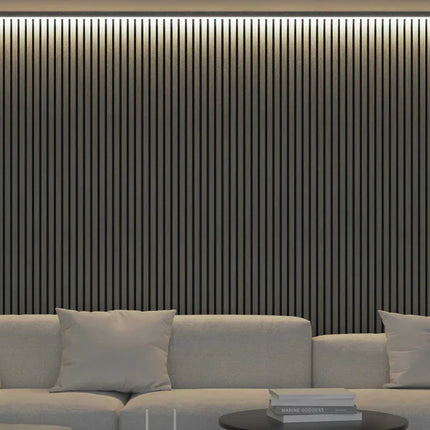 Akoestische panelen  270 x 60 x 2.2 cm - Eiken Grijs