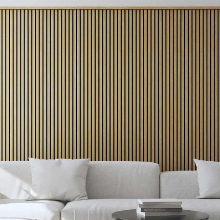 Akoestische panelen  270 x 60 x 2.2 cm - Eiken Naturel