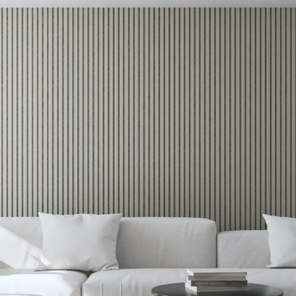 Akupanel - LED afwerkeindlat voor plafond en zijkant - Beige on Beige 270 cm