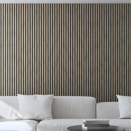 Akupanel - LED afwerkeindlat voor plafond en zijkant- Eiken Light Naturel 270 cm