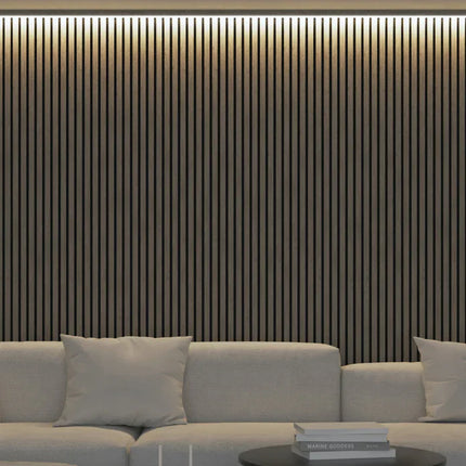 Akupanel - LED afwerkeindlat voor plafond en zijkant- Eiken Light Naturel 270 cm