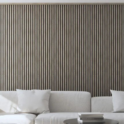 Akupanel - LED afwerkeindlat voor plafond en zijkant- Eiken Light Naturel 270 cm