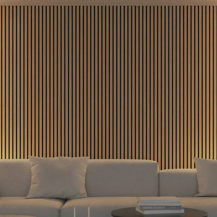 Akupanel - LED afwerkeindlat voor plafond en zijkant - Eiken Naturel 270 cm