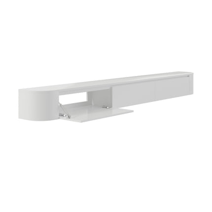 Dulce Japandi Tv-meubel 280 x 32 x 28 cm - Wit