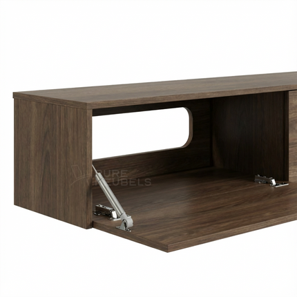 Madera TV-Meubel zwevend walnut 180 cm