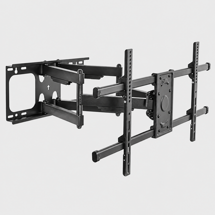 Muurbeugel - Universele TV Beugel - Draaibaar en kantelbaar - 43 t/m 95 inch - Tot 75kg - Zwart