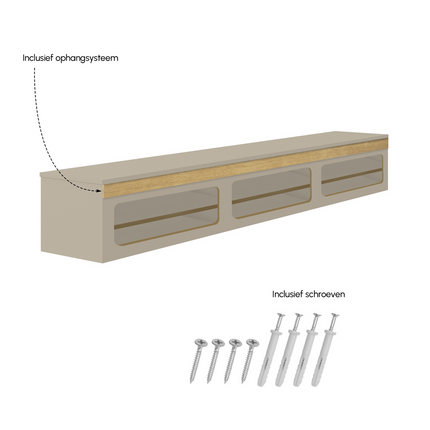 Madera TV-Meubel zwevend dune 240 cm