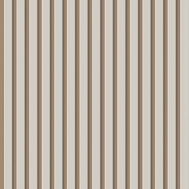 Akoestische panelen  280 x 60 x 2.4 cm - Beige on Beige