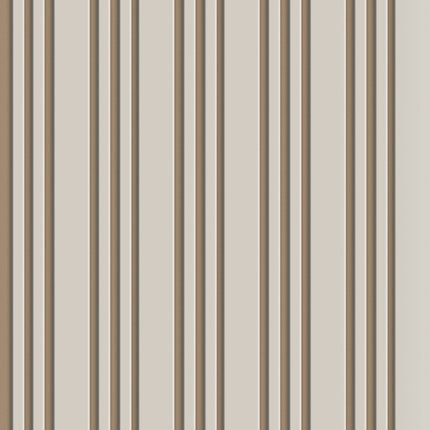 Akoestische panelen  270 x 60 x 2.2 cm - Beige on Beige Avorio