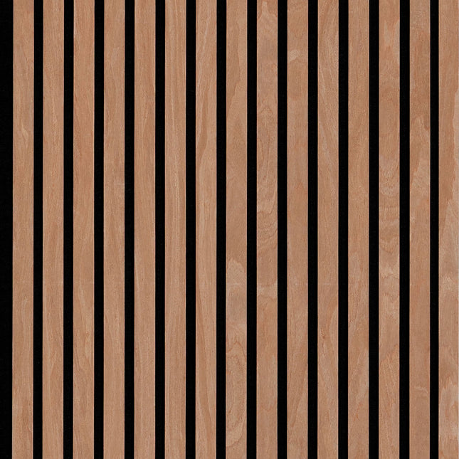 Akoestische panelen 300 x 60 x 2.2 cm - Eiken Mokka