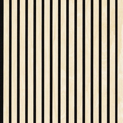 Akoestische panelen  270 x 60 x 2.2 cm - Eiken Light Naturel