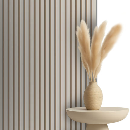 Akoestische panelen  270 x 60 x 2.2 cm - Beige on Beige