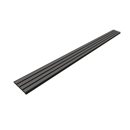 Composiet Gevelbekleding Grijs Lattenwand Wandpanelen 290 x 22 cm | Set van 4 stuks