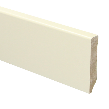 MDF Moderne Plint 70x12 RAL 9001 Crèmewit