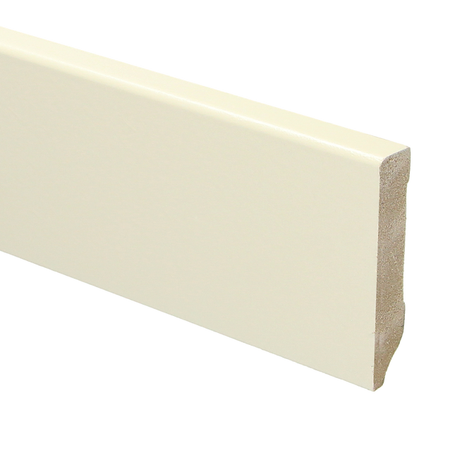 MDF Moderne Plint 70x12 RAL 9001 Crèmewit