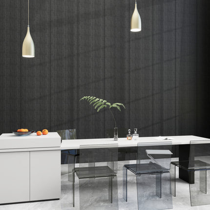 Decopanel Eiken Zwart 270 x 60 cm Akoestische wandpanelen