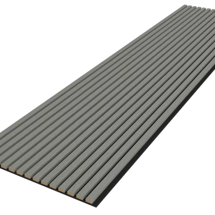 Akoestische panelen 260 x 60 x 1.4 cm - Eiken Grijs