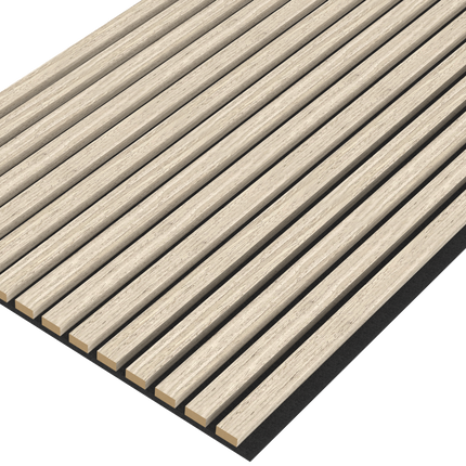 Akoestische panelen 260 x 60 x 1.4 cm - Eiken Light Naturel