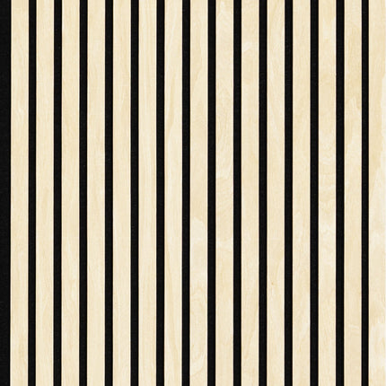 Akoestische panelen 260 x 60 x 1.4 cm - Eiken Light Naturel
