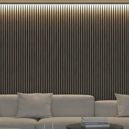 Akoestische panelen 260 x 60 x 1.4 cm - Eiken Light Naturel