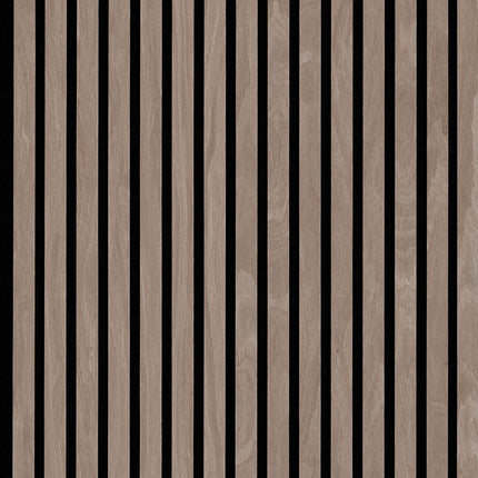 Akoestische panelen 260 x 60 x 1.4 cm - Eiken Walnoot