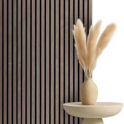 Akoestische panelen 260 x 60 x 1.4 cm - Eiken Walnoot