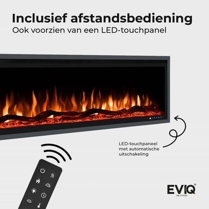 EVIQ Elektrische sfeerhaard Royal Paris 72″ inch – 182 cm
