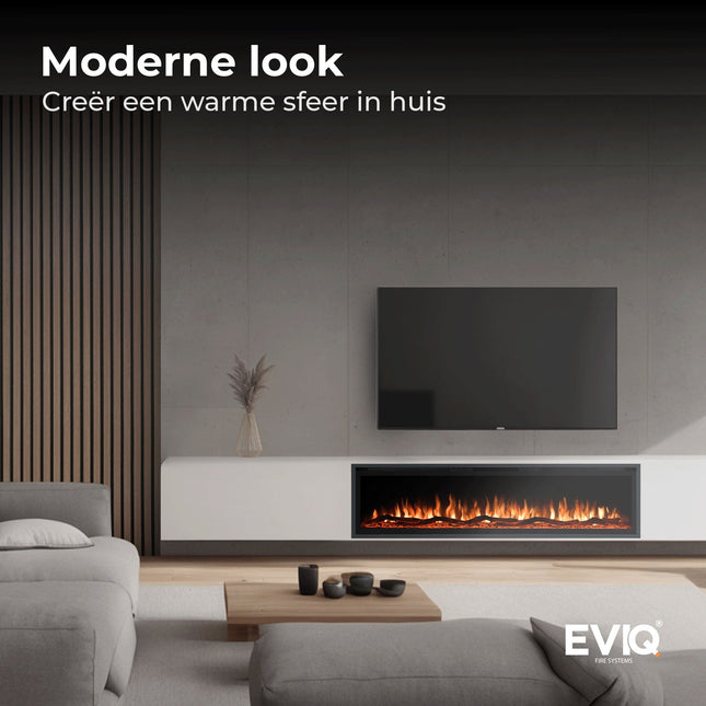 EVIQ Elektrische sfeerhaard Royal Paris 65″ inch – 165 cm