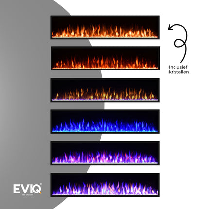 EVIQ Elektrische sfeerhaard Deluxe 65″ inch – 165 cm