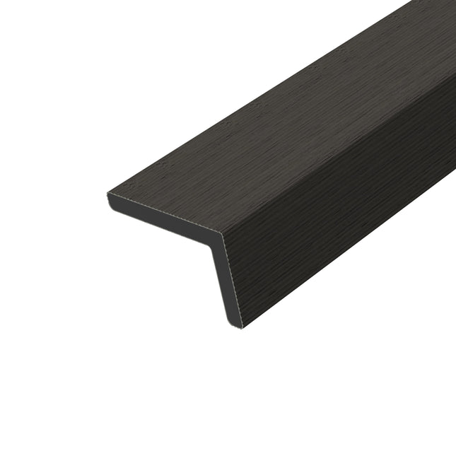 Afwerkstrip Buitenpaneel Zwart 290 cm Gevel Tuin 3D