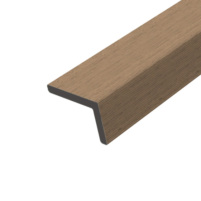 Afwerkstrip Buitenpaneel Mokka 290 cm Gevel Tuin 3D