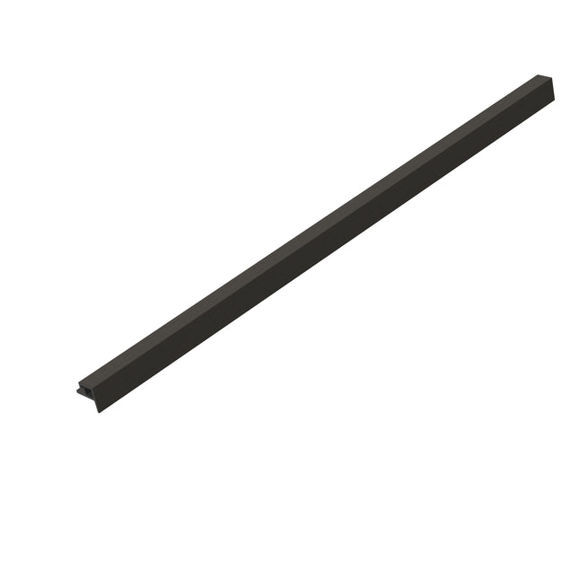 Hoekprofiel Buitenhoek Buitenpaneel Zwart 290 cm Gevel Tuin 3D