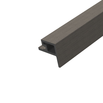 Hoekprofiel Buitenhoek Buitenpaneel Grijs 290 cm Gevel Tuin 3D