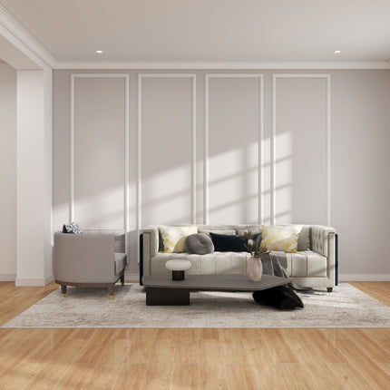 Aura Sierlijst Muur Plafondlijst - 270 x 6 cm - Wit