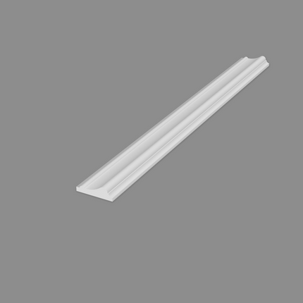 Natural Sierlijst Muur Plafondlijst - 270 x 3 cm - Wit