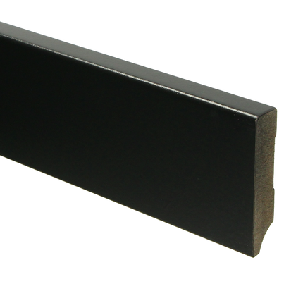 Moderne Plint MDF 70x15 RAL 9005 Zwart