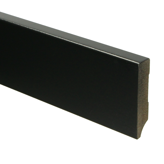 Moderne Plint MDF 70x15 RAL 9005 Zwart