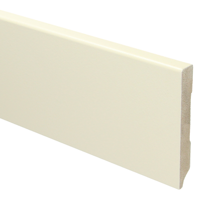 MDF Moderne Plint 90x12 RAL 9001 Cremewit