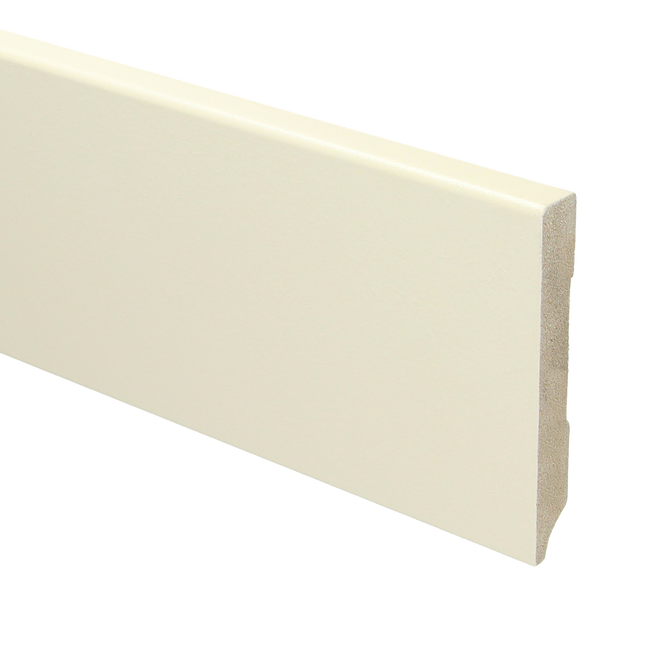 MDF Moderne Plint 90x12 RAL 9001 Cremewit