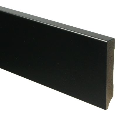 Moderne Plint MDF 90x15 RAL 9005 Zwart