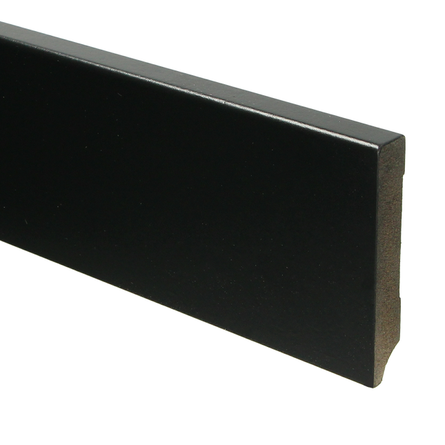 Moderne Plint MDF 90x15 RAL 9005 Zwart