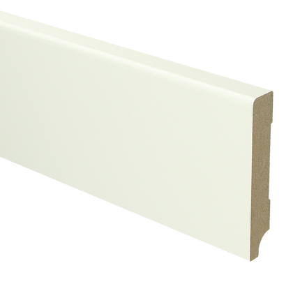 Moderne Plint MDF  90x15 RAL 9010 Zuiver Wit