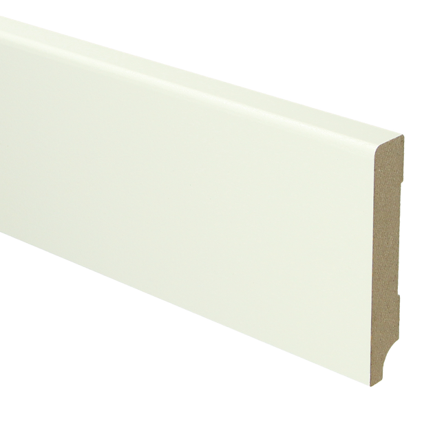 Moderne Plint MDF  90x15 RAL 9010 Zuiver Wit