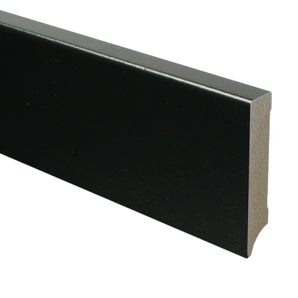Moderne Plint MDF 90x18 RAL 9005 Zwart