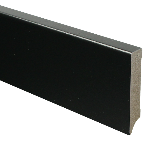 Moderne Plint MDF 90x18 RAL 9005 Zwart