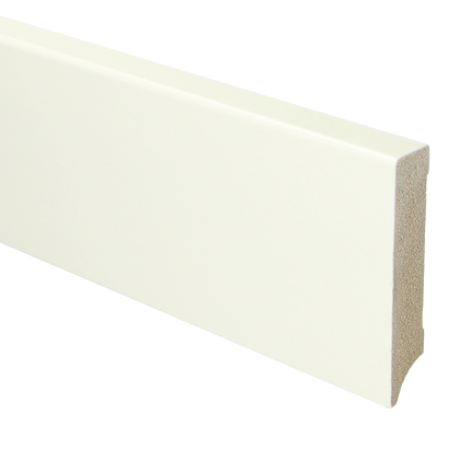 Moderne Plint MDF 90x18 RAL 9010 Zuiver Wit