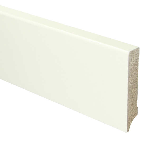Moderne Plint MDF 90x18 RAL 9010 Zuiver Wit