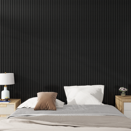 Akoestische panelen 270x60 cm - Nox Zwart